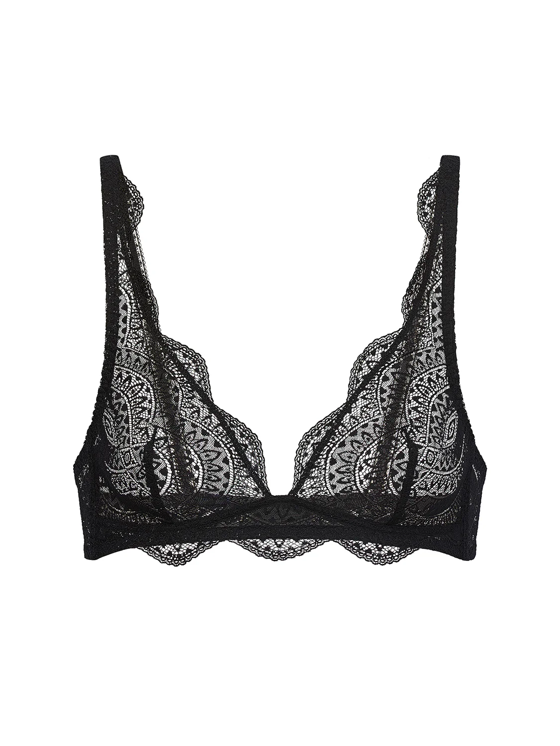 Soutien-gorge triangle sans-armatures - Noir – Image 5