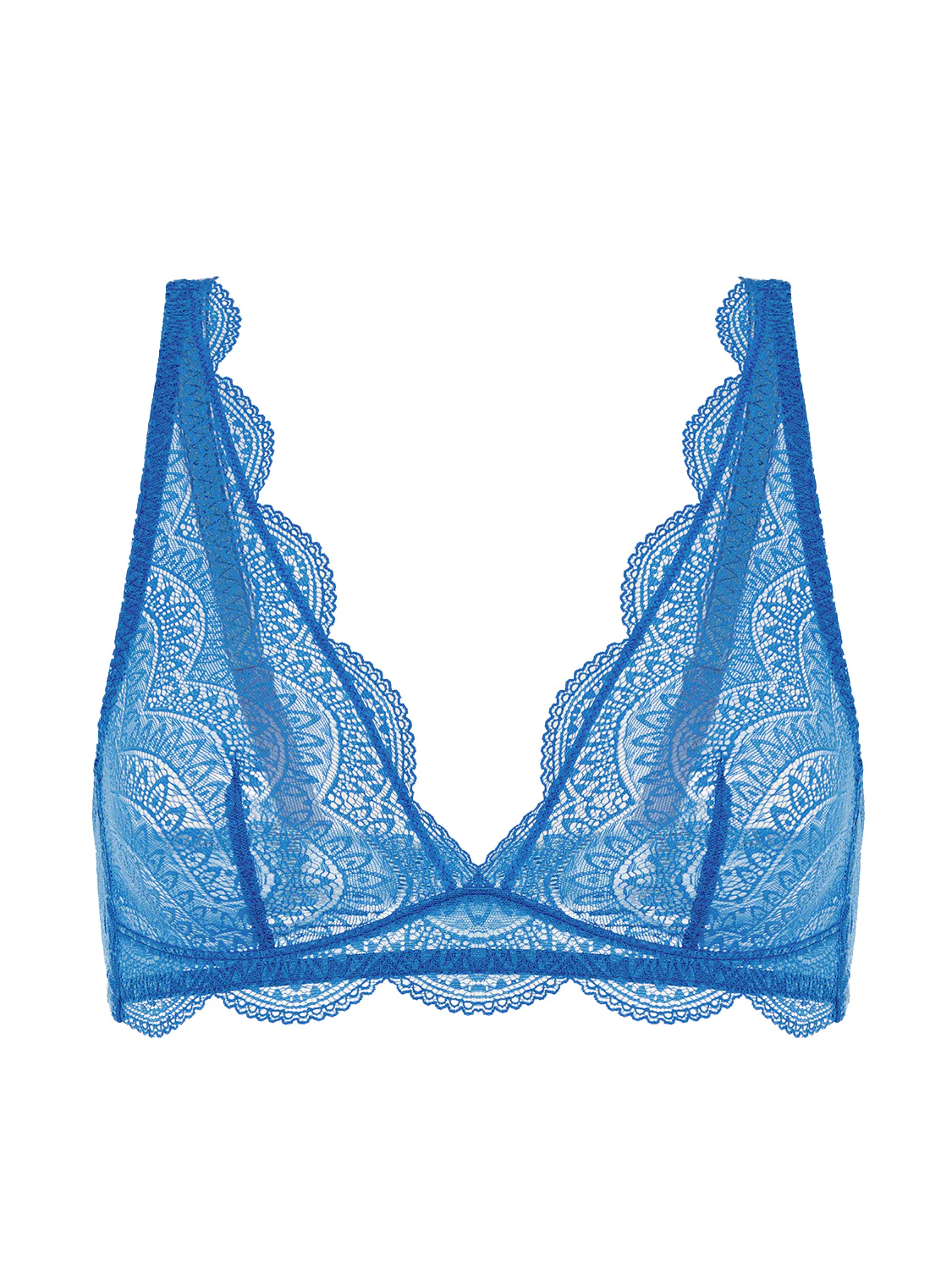 Soutien-gorge triangle sans-armatures - Bleu Myosotis – Image 7