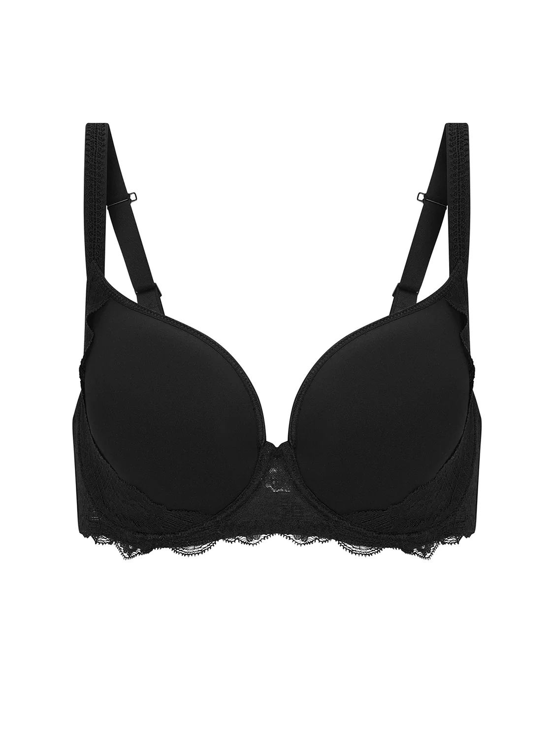 Soutien-gorge spacer décolleté plongeant - Noir – Image 5