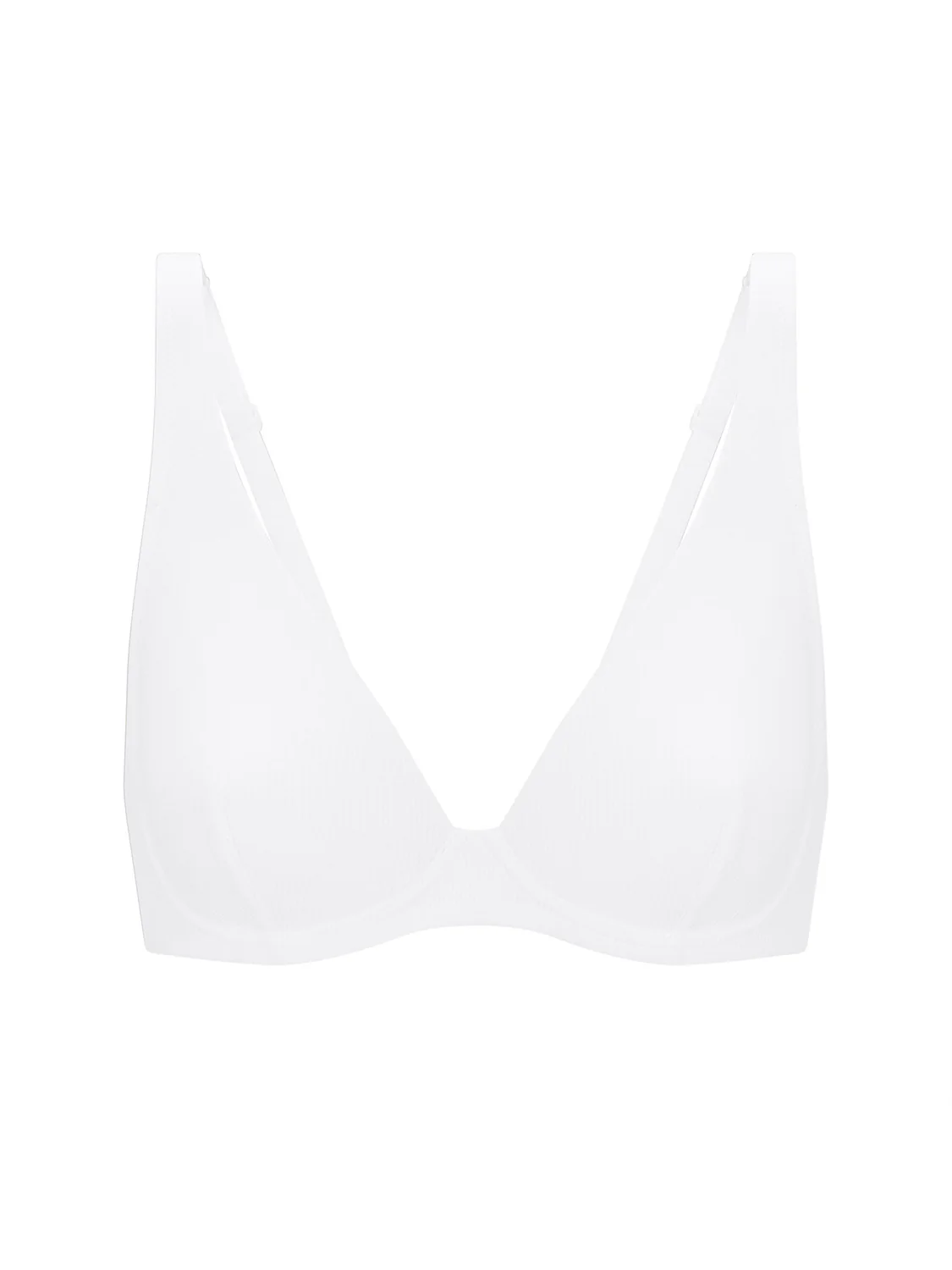 Soutien-gorge avec armatures décolleté plongeant - Blanc – Image 7