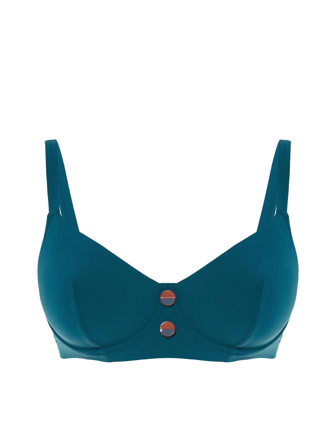 Haut de maillot de bain avec armatures - Bleu mystère – Image 7