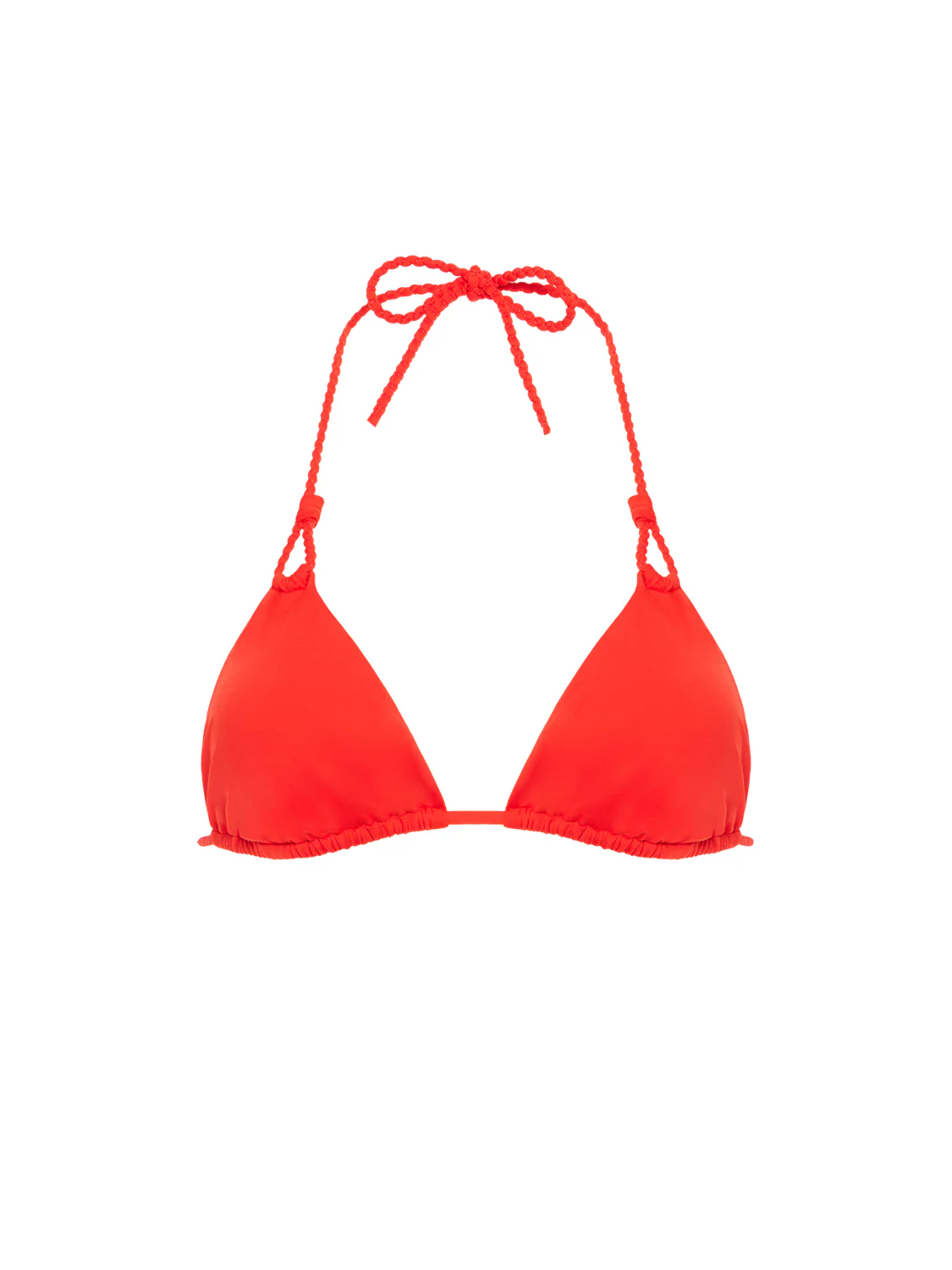 Haut de maillot de bain triangle sans armature - Orange Grenadier – Image 8