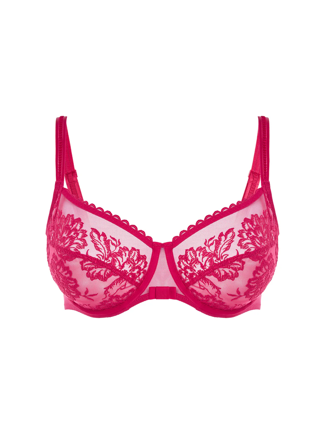 Soutien-gorge avec armatures décolleté carré - Cranberry – Image 8
