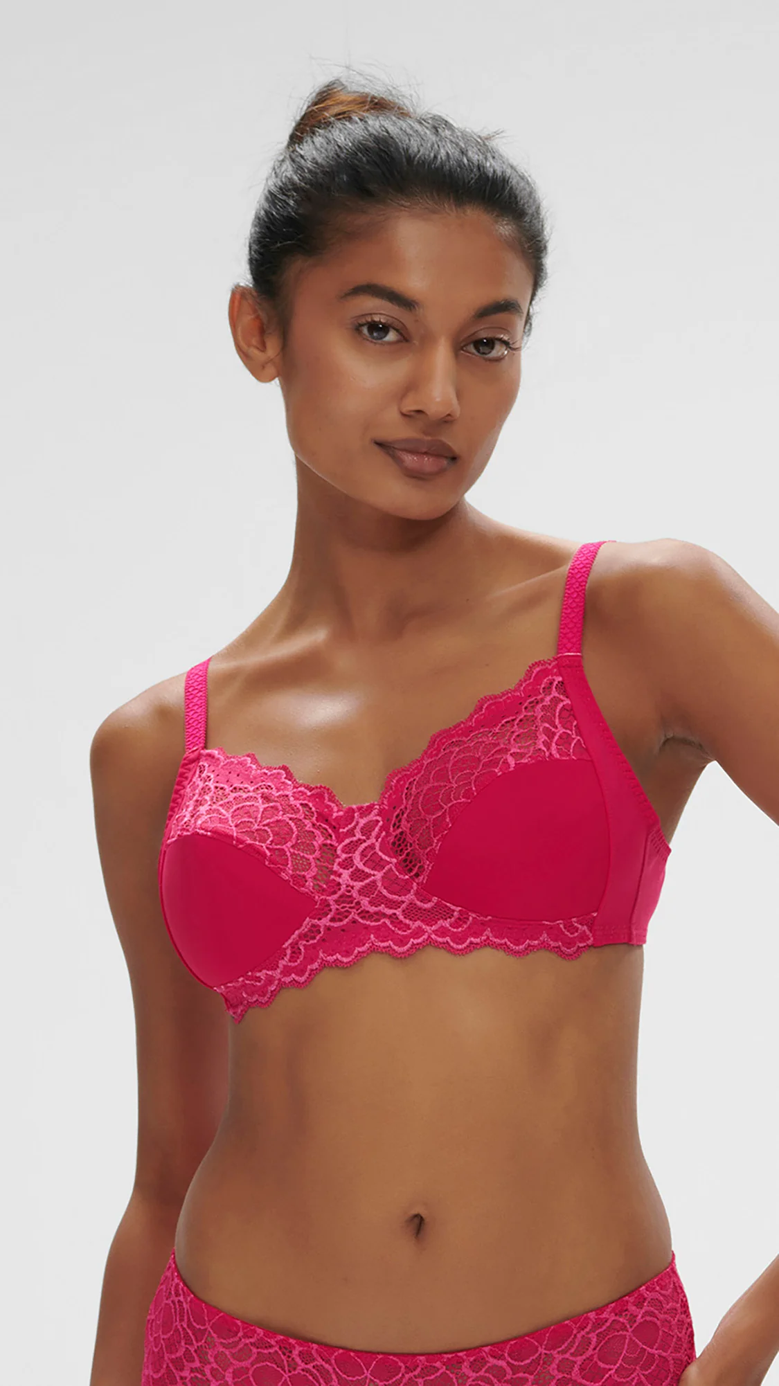 Soutien-gorge sans-armatures structuré - Rose Teaberry – Image 2