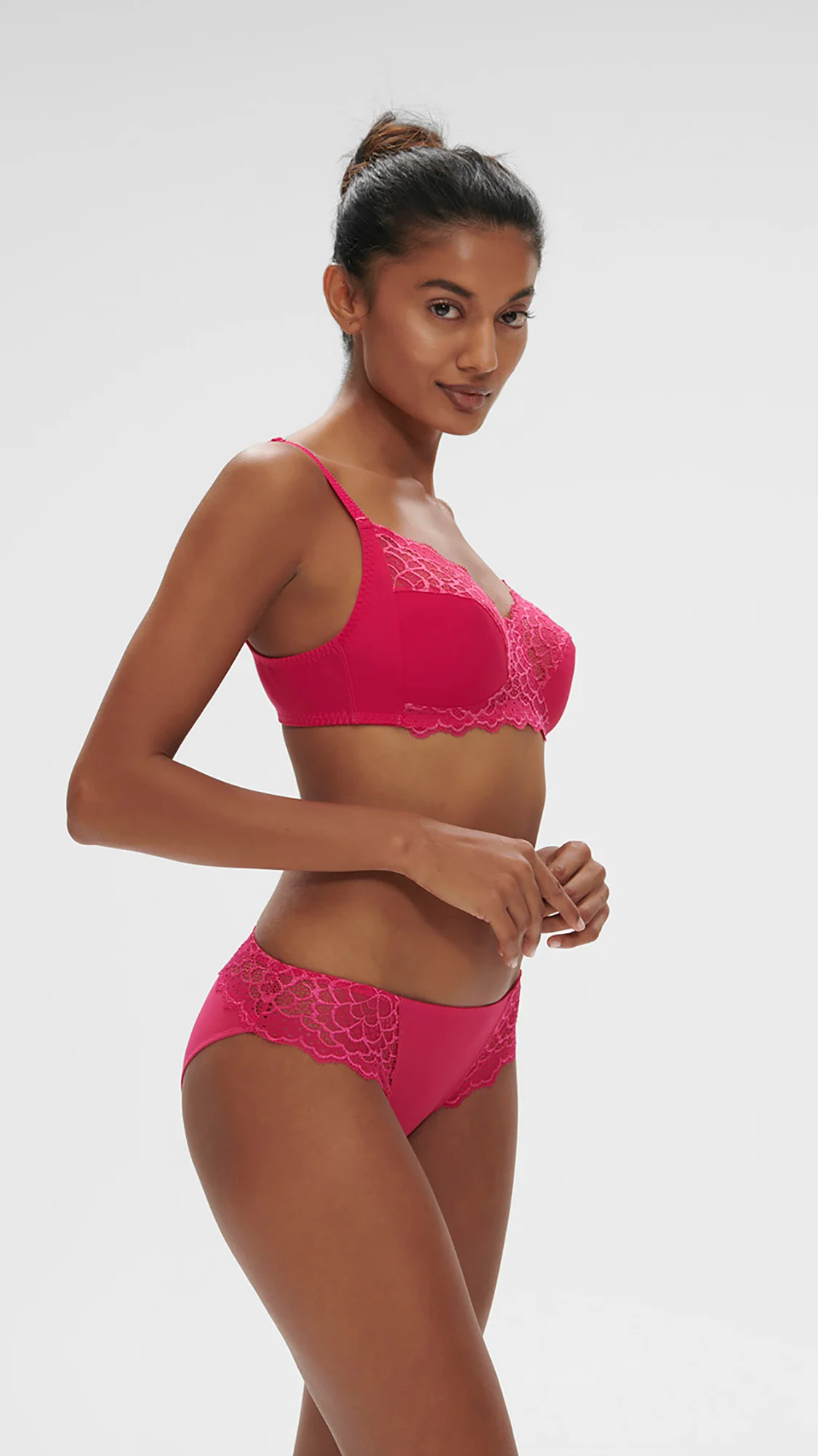 Soutien-gorge sans-armatures structuré - Rose Teaberry – Image 4