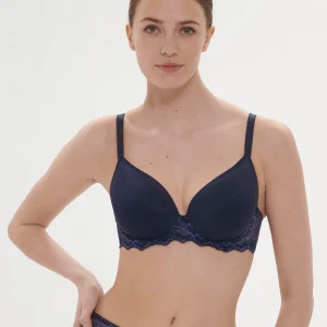 Soutien-gorge spacer décolleté plongeant - Encre