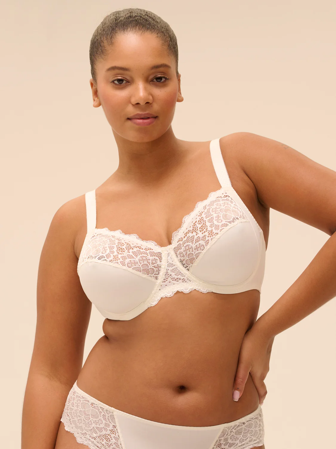 Soutien-gorge avec armatures emboîtant - Naturel – Image 2