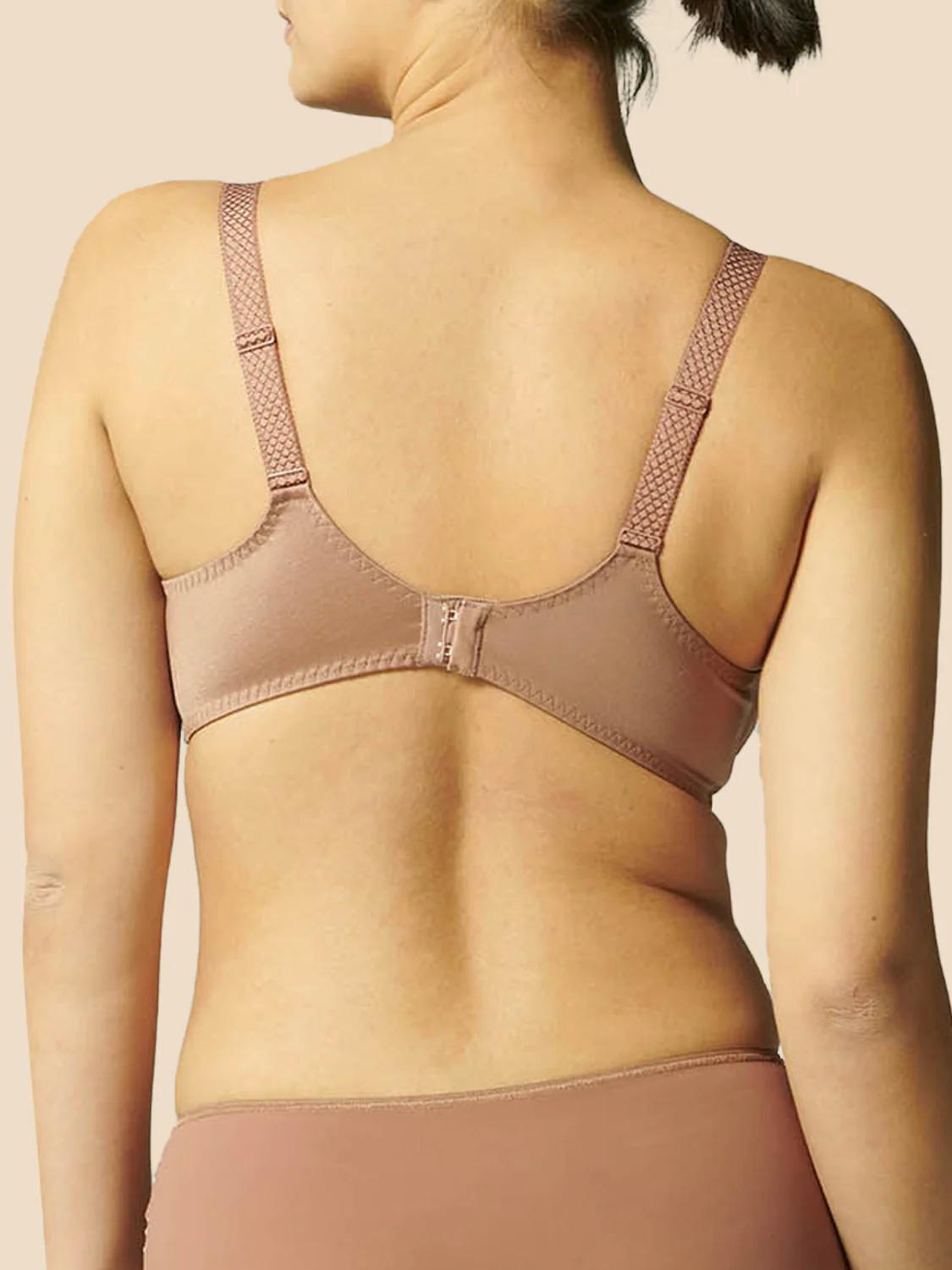 Soutien-gorge avec armatures emboîtant - Brun coco – Image 5
