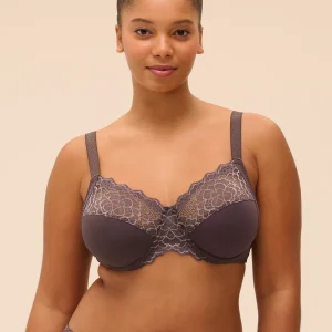 Soutien-gorge avec armatures emboitant - Gris Graphite