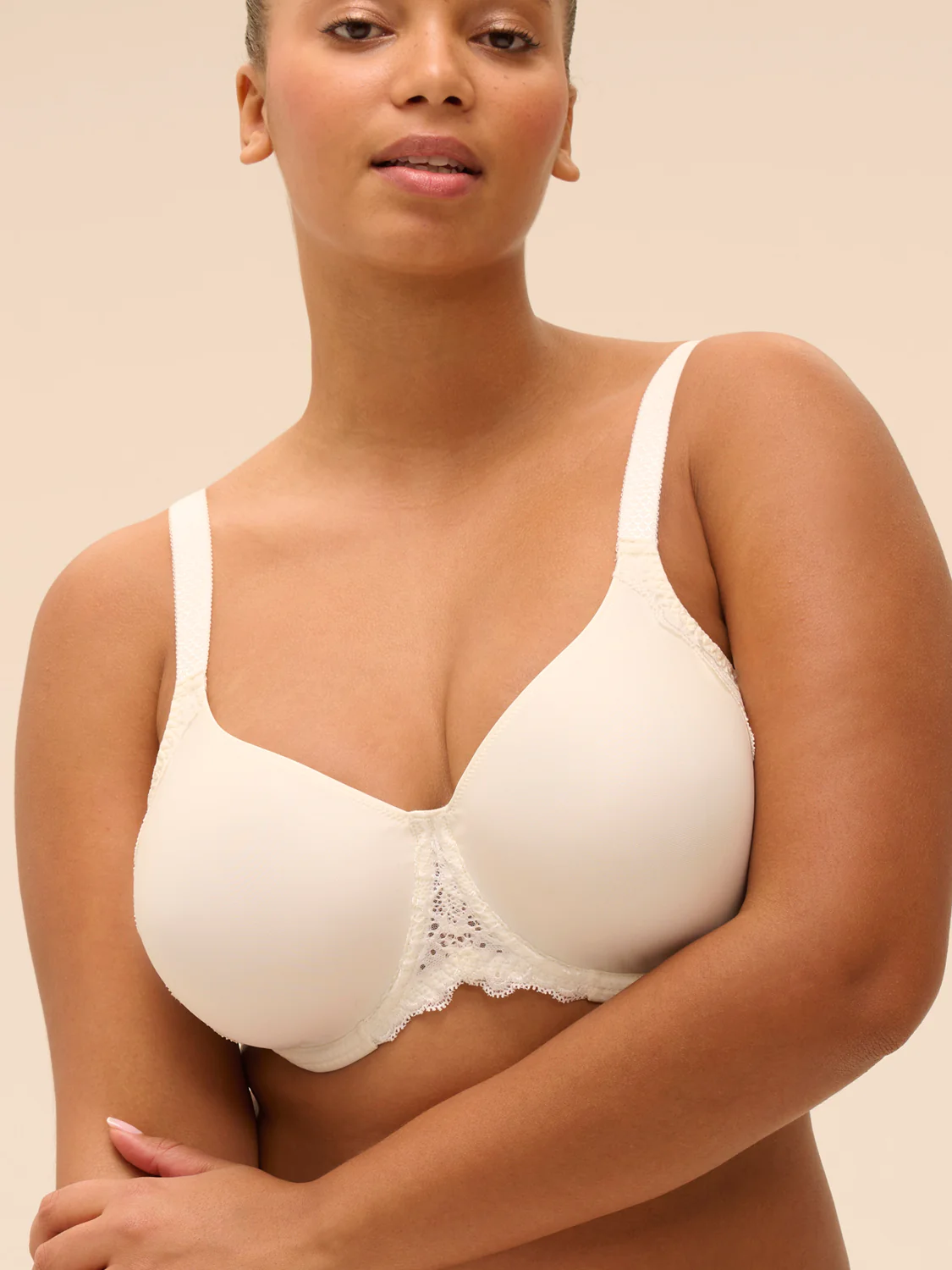Soutien-gorge avec armatures moulé rigide - Naturel – Image 3