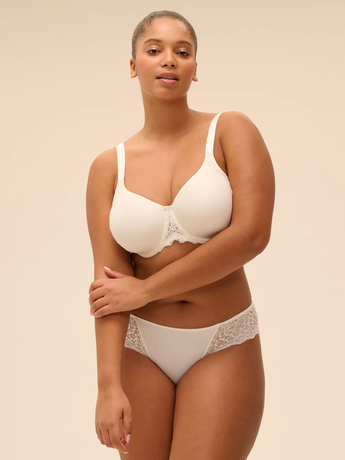 Soutien-gorge avec armatures moulé rigide - Naturel – Image 5