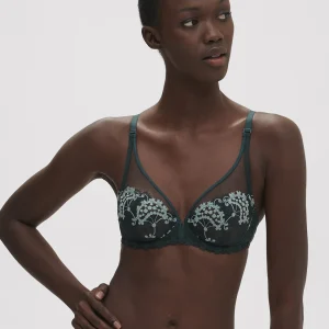 Soutien-gorge avec armatures décolleté plongeant - Vert Kolsaï