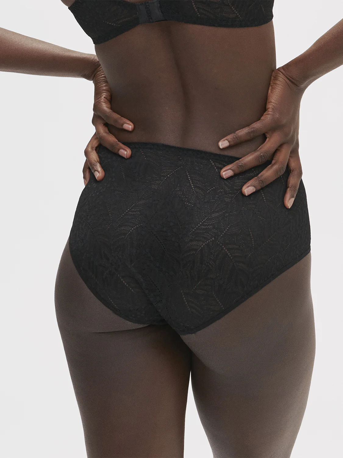 Culotte taille haute - Noir – Image 3