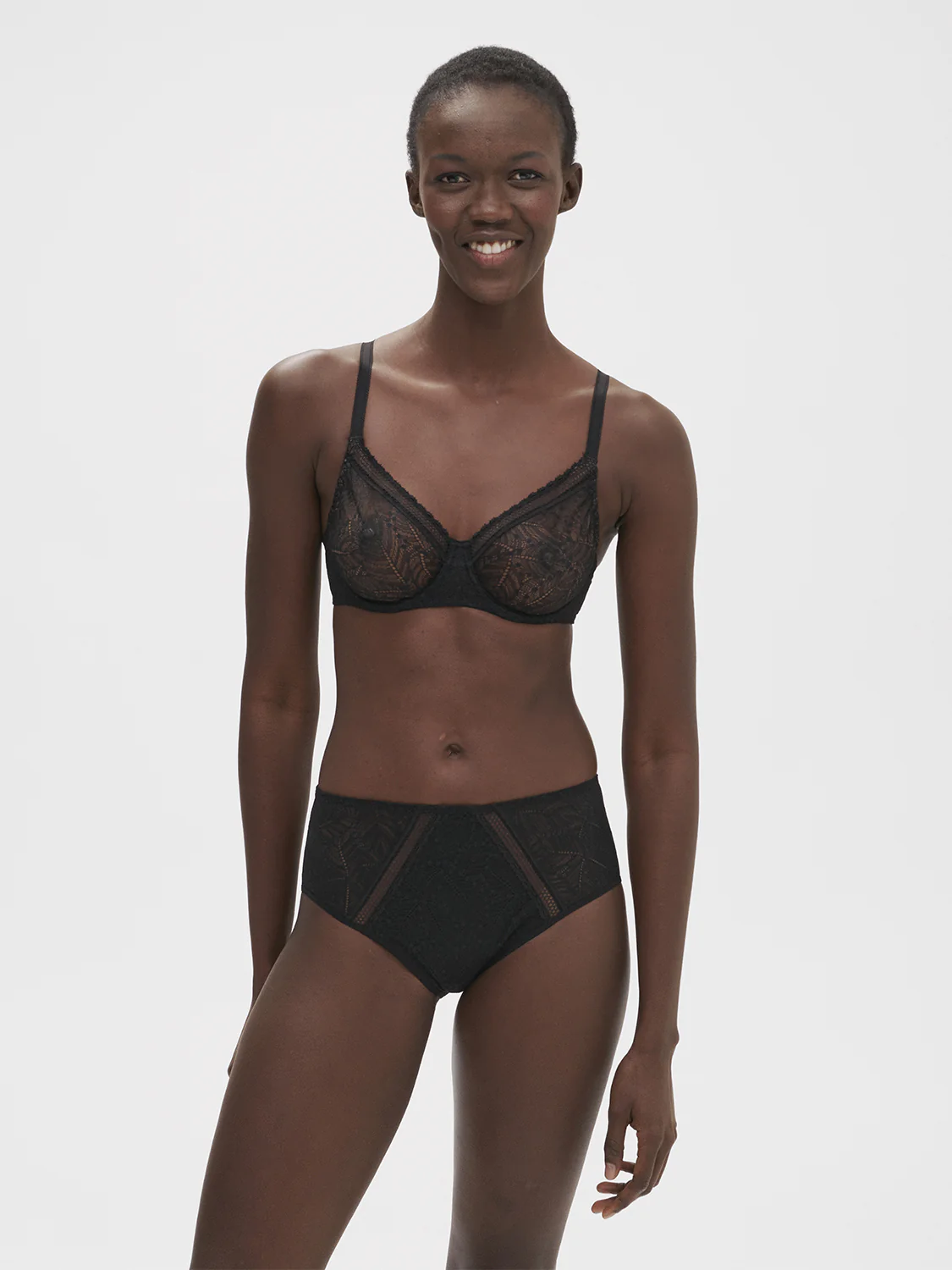 Culotte taille haute - Noir – Image 4