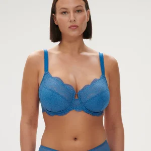 Soutien-gorge avec armature emboitant - Bleu Myosotis