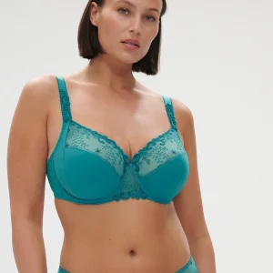 Soutien-gorge avec armature emboitant - Bleu Atoll