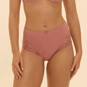 Culotte taille haute - Rose Fumé