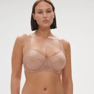 Soutien-gorge avec armature décolleté carré - Peau