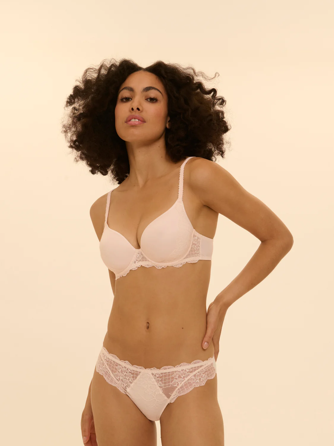 Soutien-gorge spacer décolleté plongeant - Rose sakura – Image 7