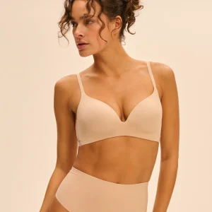 Soutien-gorge triangle sans armature - Peau Rosée