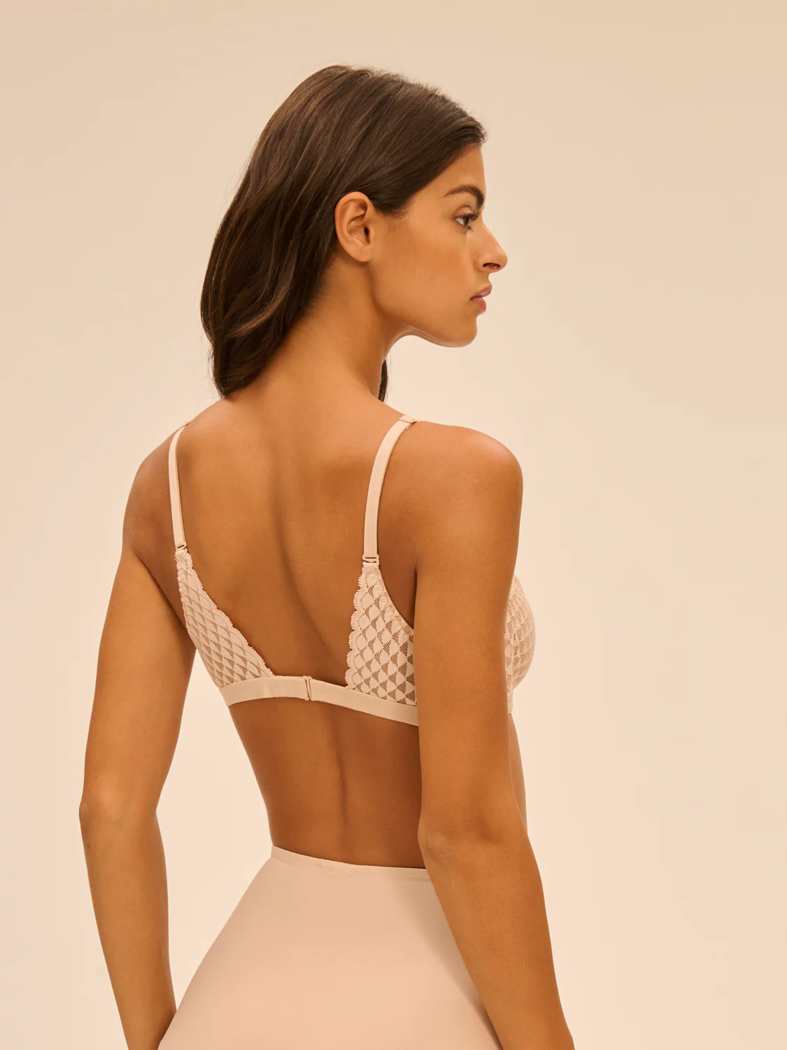 Soutien-gorge triangle sans-armatures - Peau Rosée – Image 3