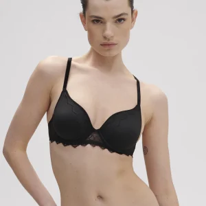 Soutien-gorge spacer décolleté plongeant - Noir