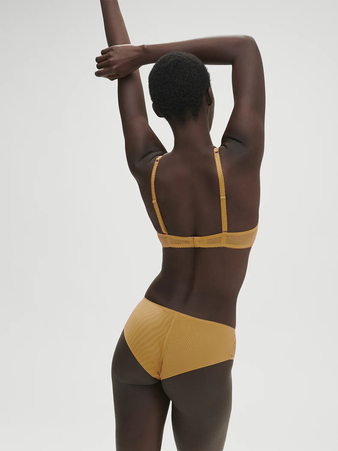 Soutien-gorge triangle sans-armatures - Golden Yellow – Image 5