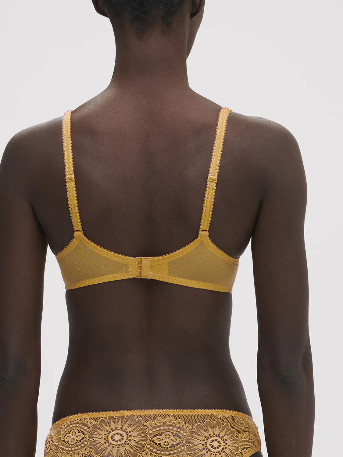 Soutien-gorge armatures décolleté galbé - Golden Yellow – Image 3