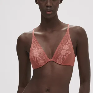 Soutien-gorge triangle avec armatures - Rose Texas