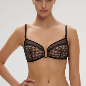 Soutien-gorge triangle sans-armatures - Noir
