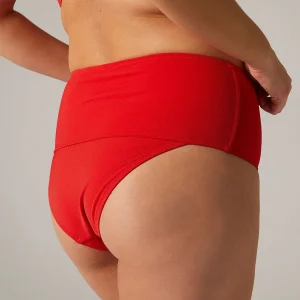 Culotte de bain taille haute - Cherry