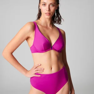 Haut de maillot de bain triangle avec armatures - Bougainvillier