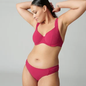 Haut de maillot de bain avec armatures - Framboise