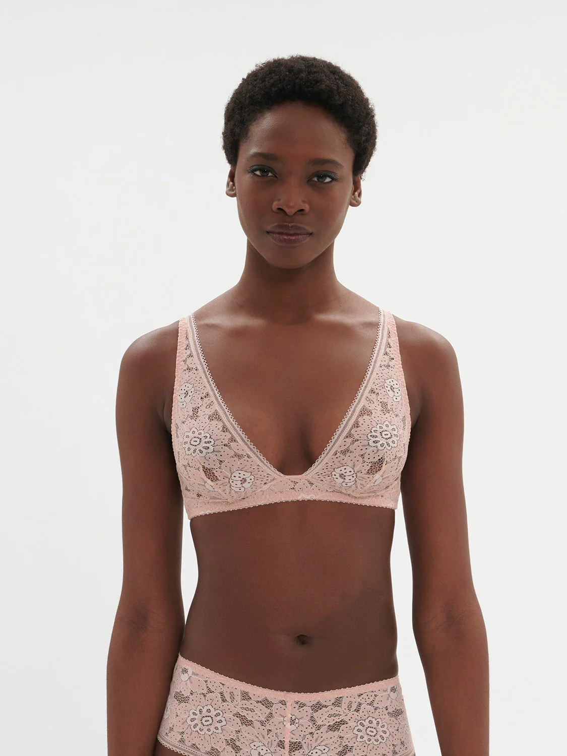 Soutien-gorge triangle sans-armatures - Rose Ballet