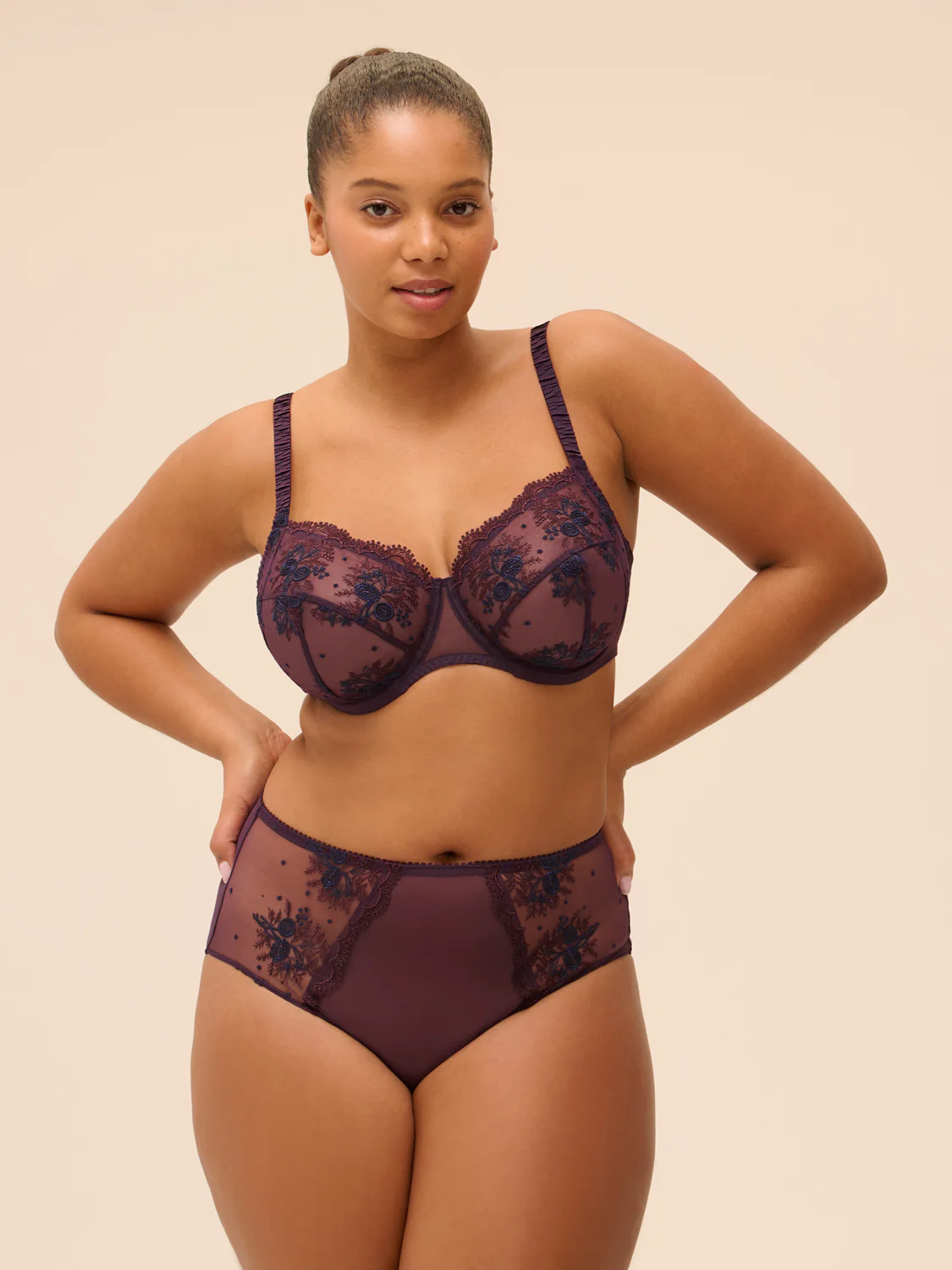 Soutien-gorge avec armatures emboitant - Figue – Image 6