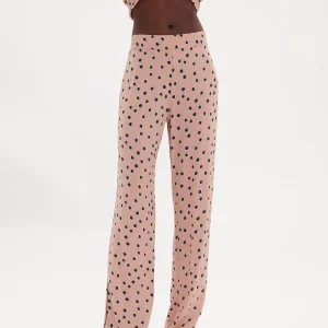 Pantalon - Imprimé Rose Encens