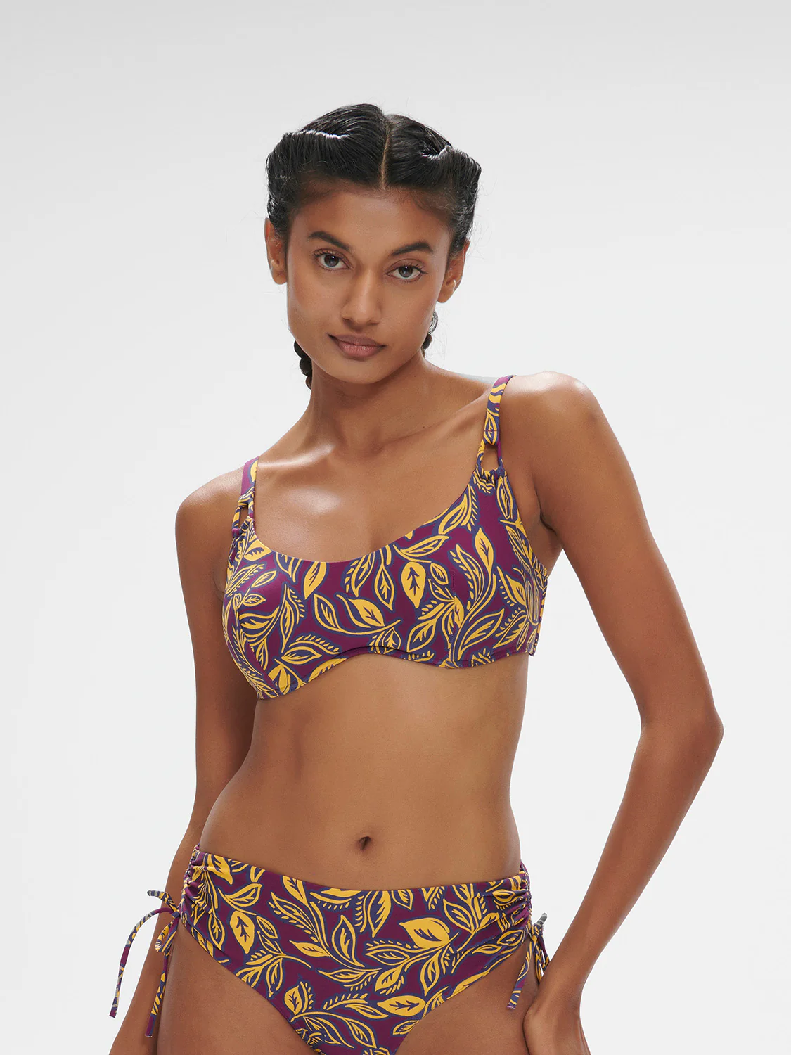 Brassière avec Armatures - Imprimé Violet Agadir – Image 2