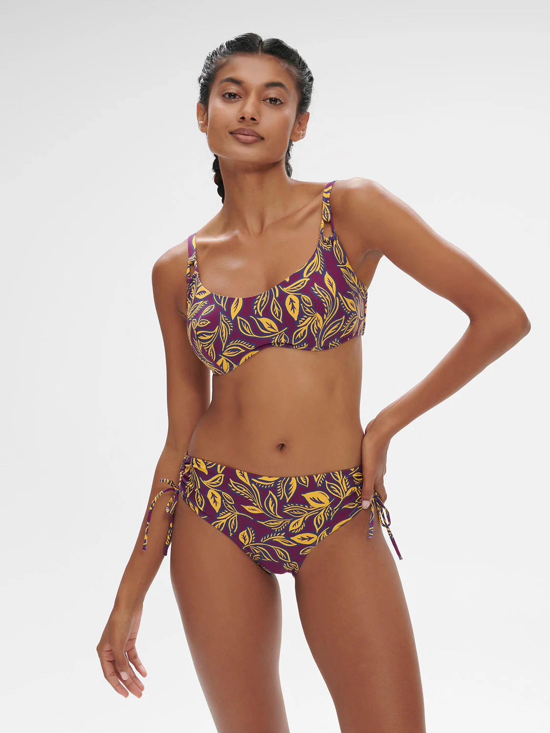 Brassière avec Armatures - Imprimé Violet Agadir – Image 4