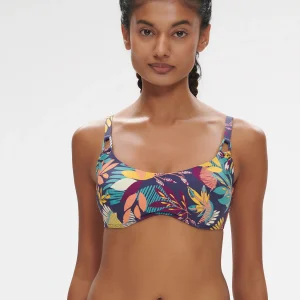 Brassière avec Armatures - Imprimé Bleu Seaside