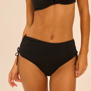 Culotte de bain taille haute - Noir