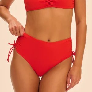 Culotte de bain taille haute - Orange Grenadier