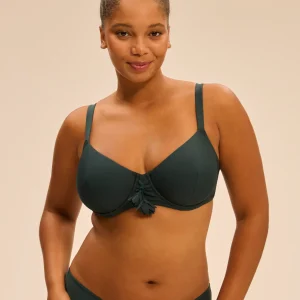 Haut de maillot de bain avec armatures - Vert Tropical