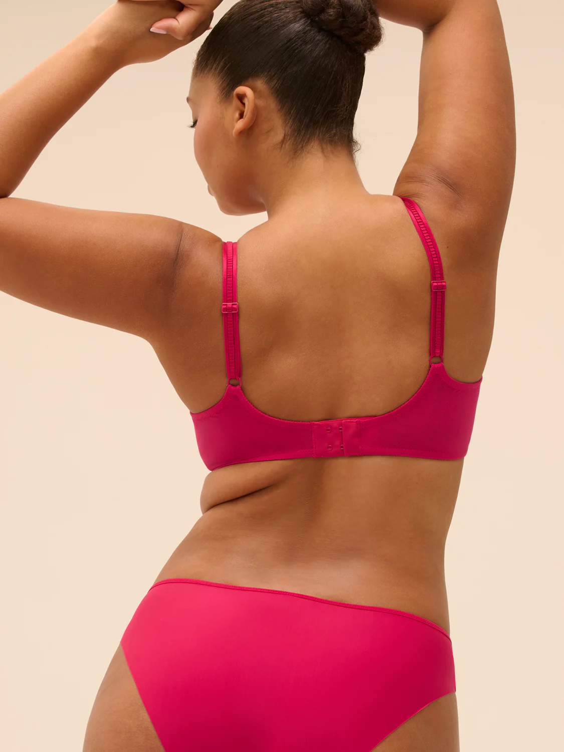 Soutien-gorge avec armatures décolleté carré - Cranberry – Image 4