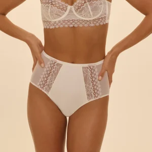 Culotte taille haute - Naturel