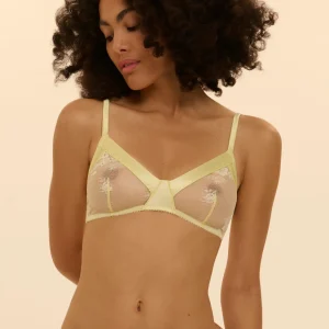 Soutien-gorge triangle sans-armatures - Jaune Limonade