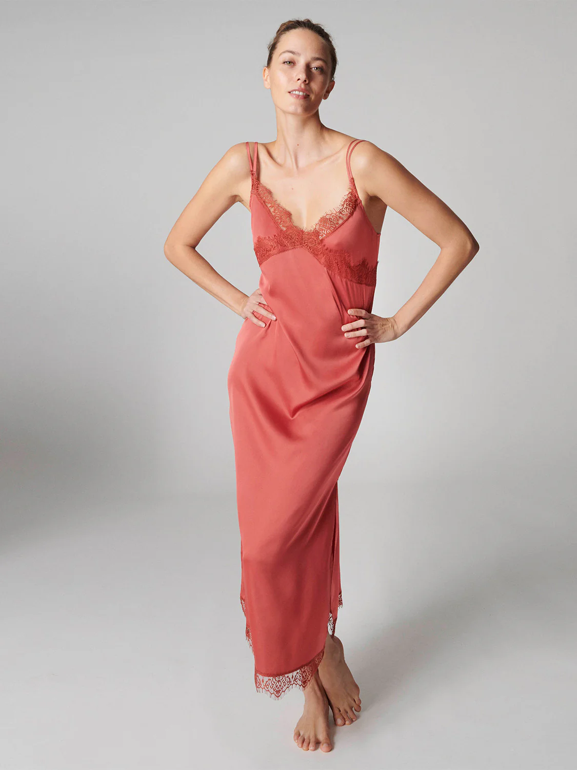 Nuisette longue - Rose quartz – Image 2