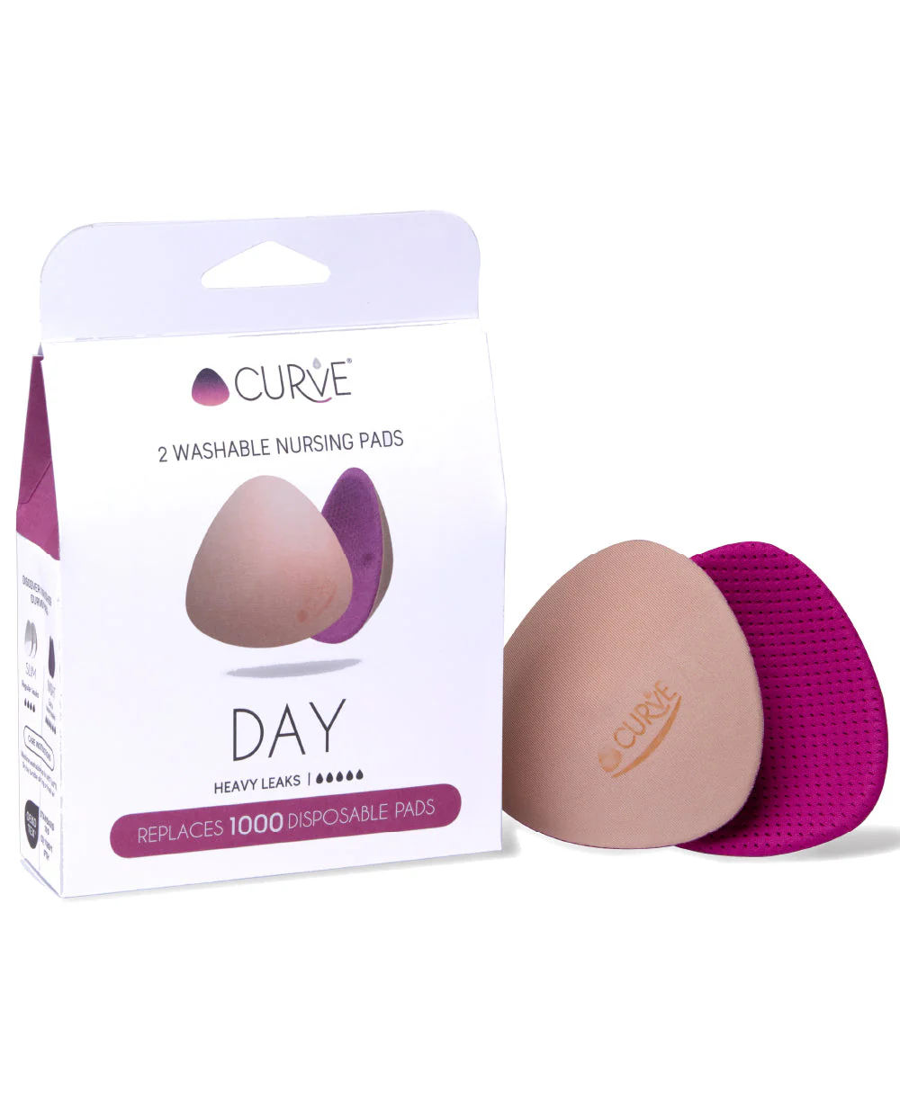 2 Essential Day washable nursing pads – Image 2