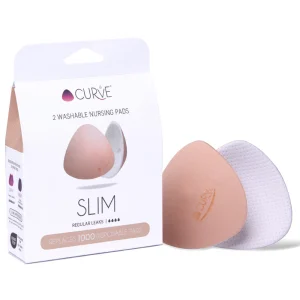 2 Essential Slim washable nursing pads