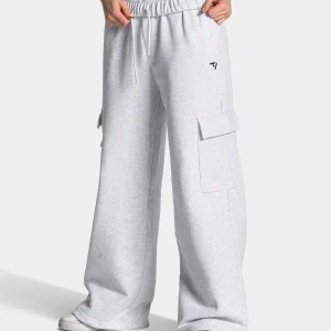Lift Wide Leg Cargo Jogger Women "Weiß Meliert"