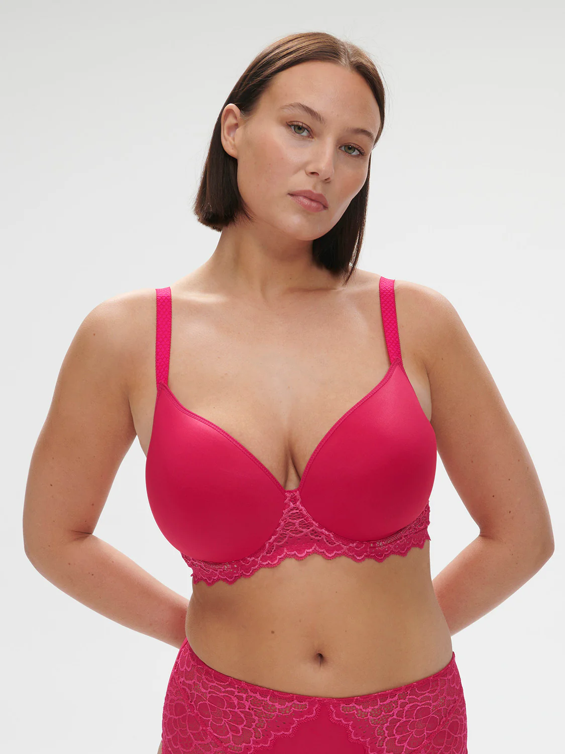 Soutien-gorge spacer décolleté plongeant - Rose Teaberry – Image 7